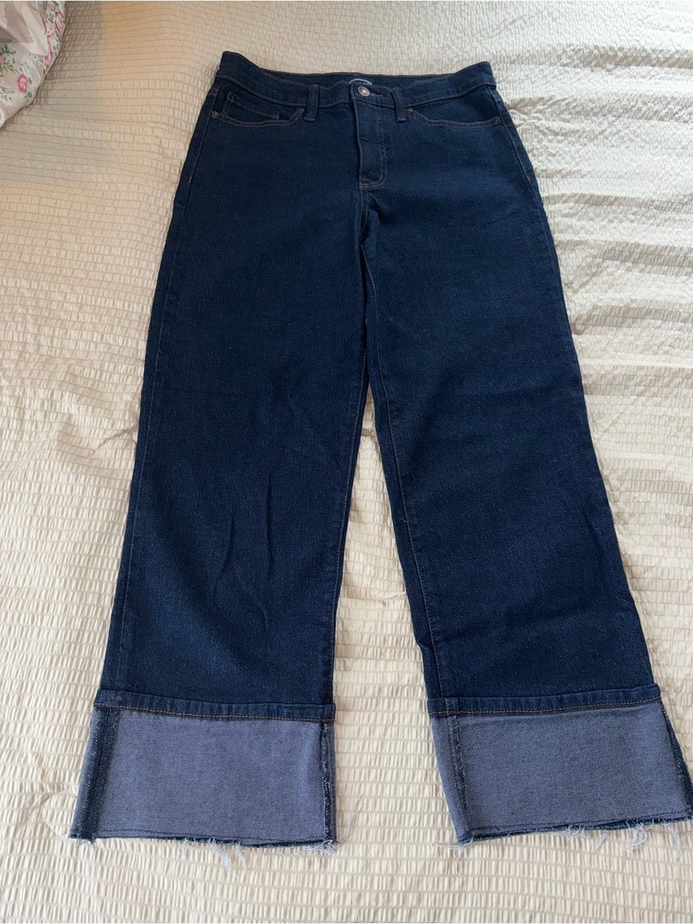 Scoop Cuffed Cropped Jeans 6 *altered